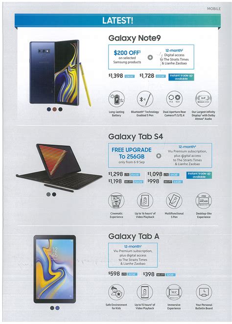 Samsung Mobile Page 4 Brochures From Comex 2018 Singapore On Tech