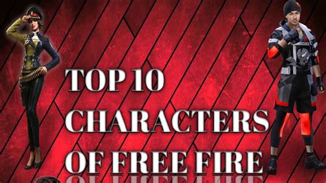 See actions taken by the people who manage and post content. Top 10 characters of free fire/Best characters of free ...