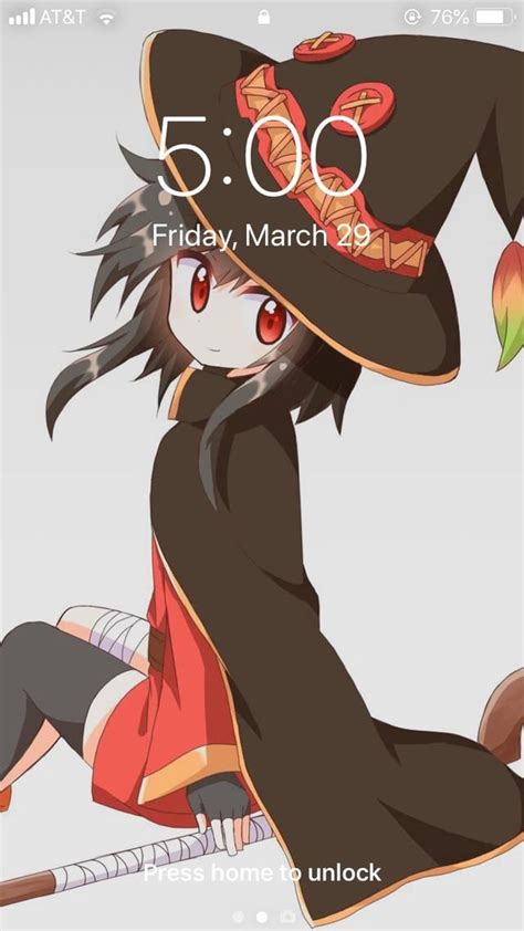 Saw Others Sharing Their Megumin Lock Screens Figured I Could Share