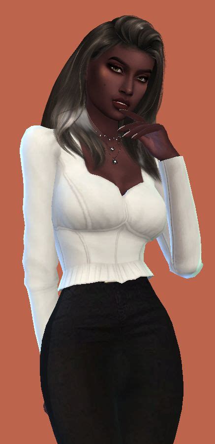 Sims Black Beauty Sims 4 Characters Sims Black Beauties