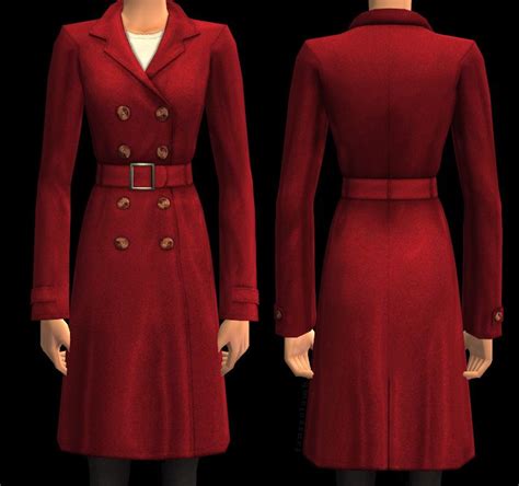 Modthesims 5 Classically Elegant Wool Coats For Ladies Coats For