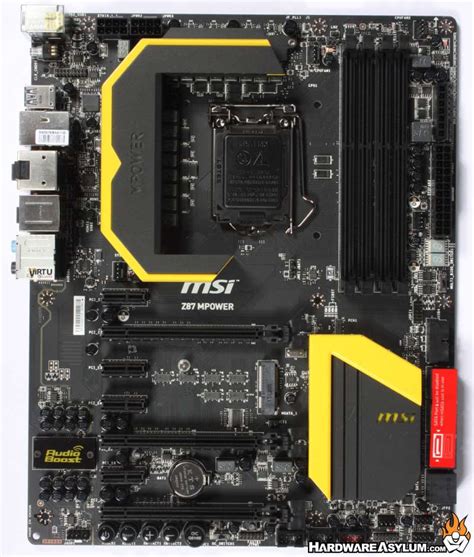 Msi Z87 Mpower Motherboard Review Board Layout And Features