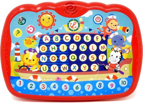 Kids Learning Tablet Toy Learn Abcs Sounds Letters Shapes Music And Words