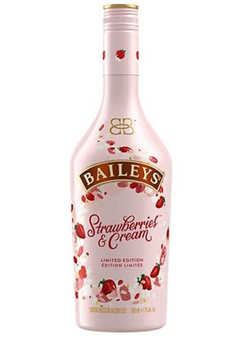 Baileys Strawberry Cream Liqueur From Pompei Baskets