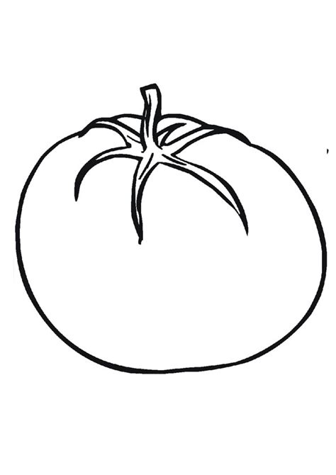 Coloring Pages Tomato Coloring Page
