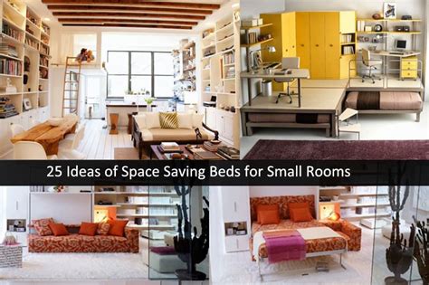 For today we gather 25 ideas for space saving beds and bedrooms that fit in perfectly with modern interiors! 25 Ideas of Space Saving Beds for Small Rooms