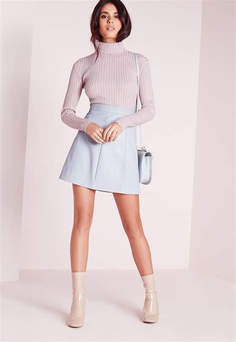 missguided-faux-leather-a-line-mini-skirt-light-blue-a-line-mini-skirt,-skirt-shopping,-mini