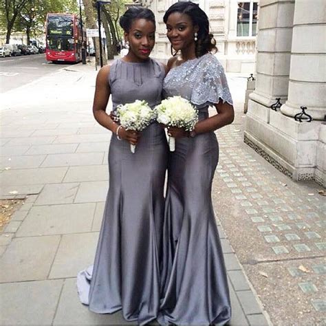 African 2017 2 Style Fashion Mermaid Nigerian Wedding Ceremony Dress