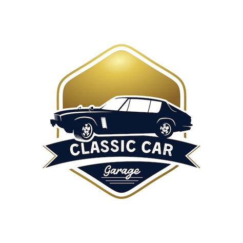 Premium Vector Vintage Classic Car Vector Logo Template