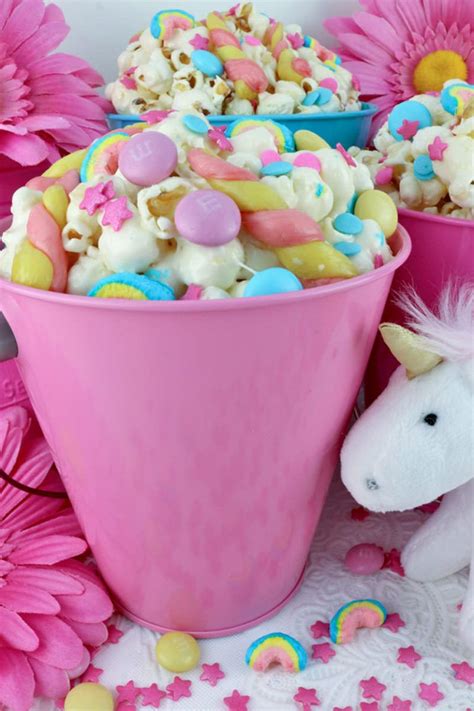 Unicorn Popcorn Recipe My Little Pony Birthday Party My Little