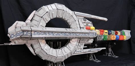 Giant Quarian Cruiser From Mass Effect Built From Lego Is 68 Inches