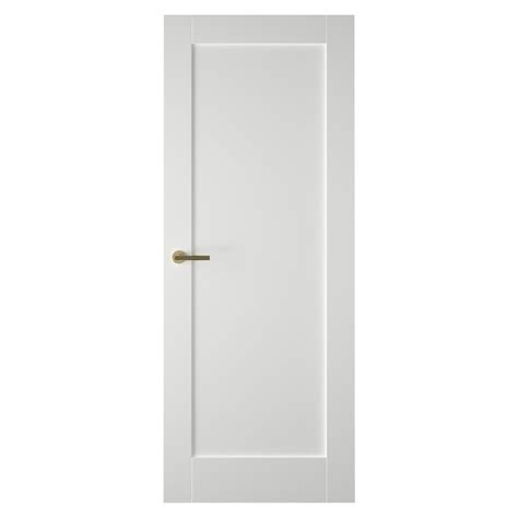 Howdens Shaker White Primed 1 Panel Fd30 Fire Door Howdens