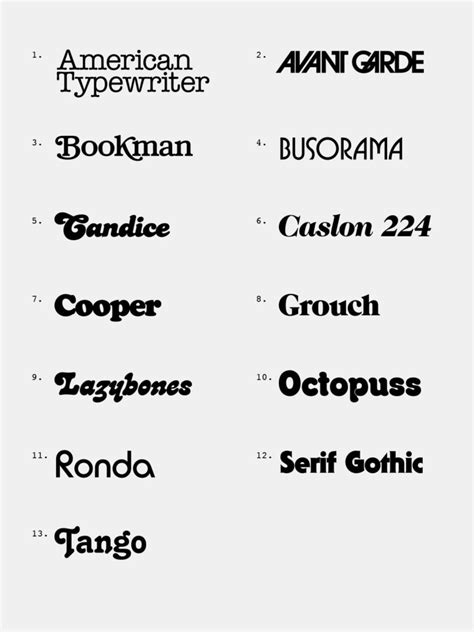 13 Best Seventies Typefaces Tylor Reimer Creative