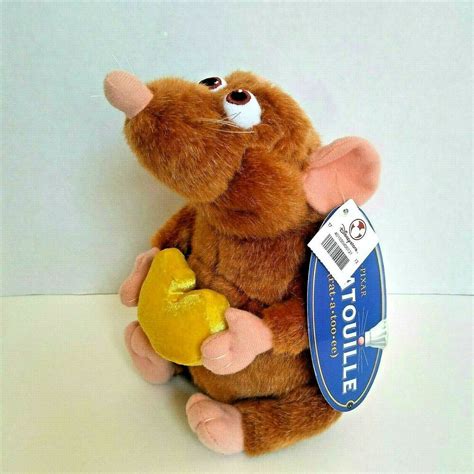 Disney Store Ratatouille Emile Brown Rat Plush Stuffed Animal Toy 9