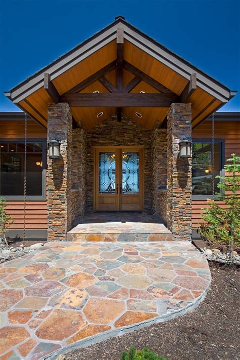 Awbrey Butte Custom Home Rustic Entry Other By Pgc Building