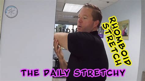 Rhomboid Stretch Shoulder Blade The Daily Stretchy Youtube