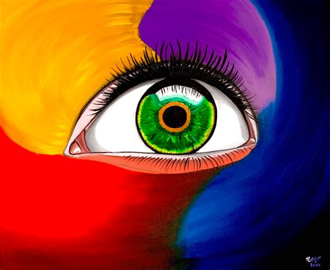 The Eye Abstract Painting Raafs Paintings
