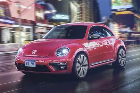 volkswagen has launched a pink beetle called pinkbeetle motoring research