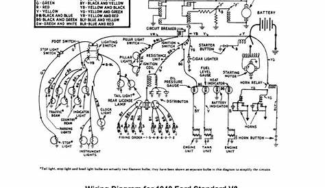 1940 Ford Dash Light Wiring Diagram