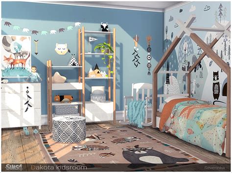 Severinkas Dakota Kidsroom Sims 4 Bedroom Living Room Sims 4 Sims
