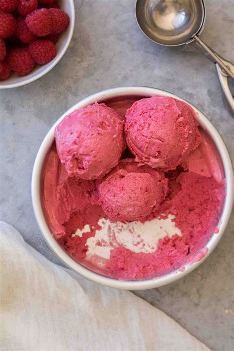 The Easiest 2 Ingredient Raspberry Sorbet Lifestyle Of A Foodie