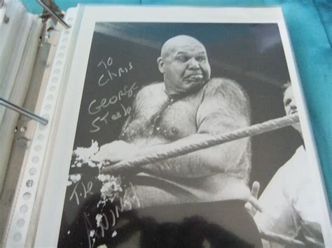 George Steele My Wrestling Autograph Collection