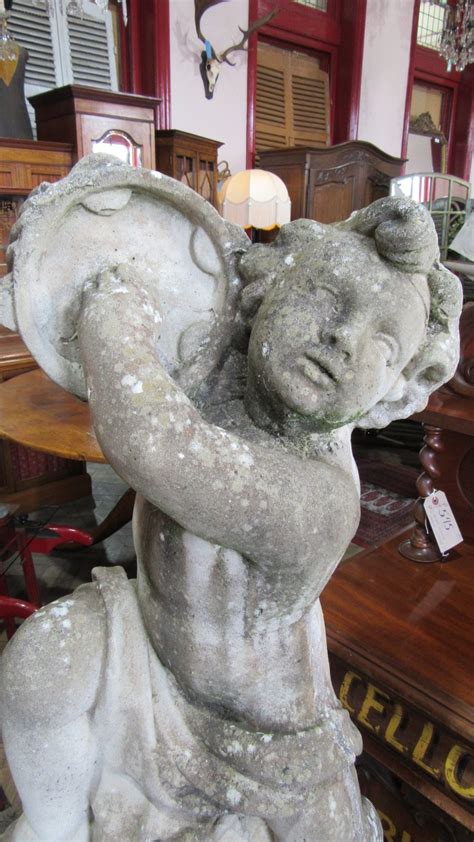 Antiques Atlas Vintage Weathered Statue Of A Putti