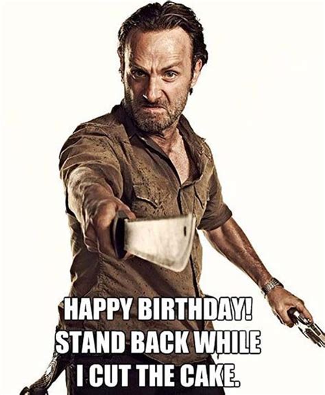 🧟‍♀️ 🧟‍♂️ 22 Awesome Walking Dead Birthday Meme Walking Dead Birthday