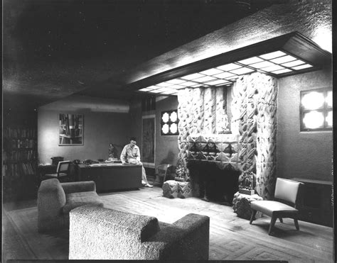 George Hodel Seated On Desk In Home Office Library Franklin Ave Sowden