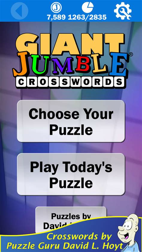 Jumble Crosswords Fun Crossword Puzzles By David L Hoyt