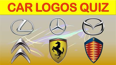 Guess The Car Logo Car Logos Challenge Car Logo Quiz Car Quiz