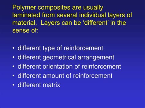 Composite materials have very different properties from alloys and pure bases. PPT - Structural scales and types of analysis in composite ...