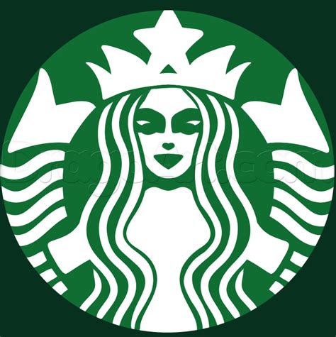 Drawing The Starbucks Logo Added By Dawn April 14 2014 11201 Pm