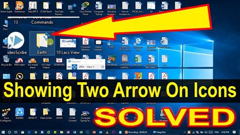 Solved Two Blue Arrow On Desktop Icon And How To Remove Them