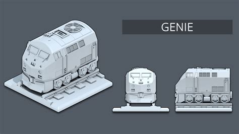 Genie Stl Files For 3d Printing Trains And Rails World Stl Miniversum
