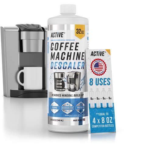 Active Coffee Machine Descaler Best Coffee Maker Cleaner