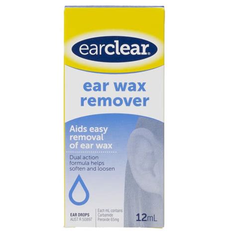 Buy Ear Clear Ear Wax Removal Drops 12ml Online Chempro Chemists