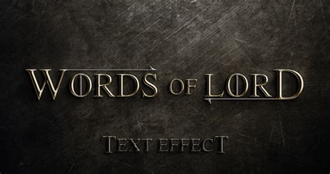 words  lord psd text effect photoshop text effects pixeden