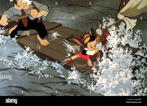 Pinocchio Ani 1940 Animated Credit Disney Pin 001foh Stock Photo