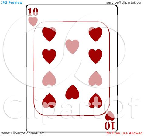 Maybe you would like to learn more about one of these? Ten/10 of Hearts Playing Card Clipart by djart #4842