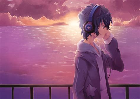 Anime Boy With Headphones Wallpapers Top Những Hình Ảnh Đẹp