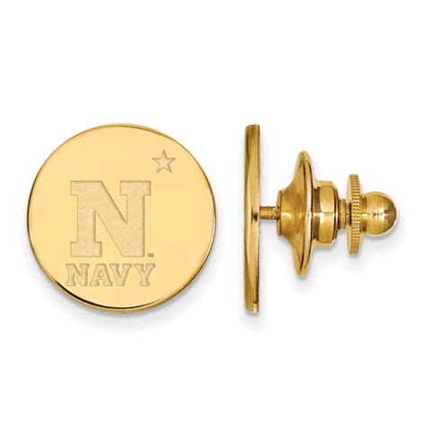 United States Naval Academy Navy Lapel Pin 14k Yellow Gold 4y001usn
