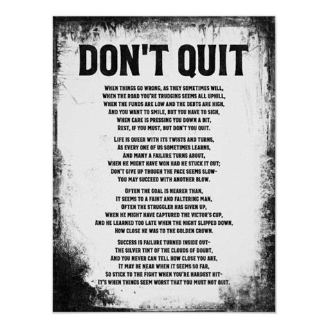 A Black And White Poster With The Words Dont Out