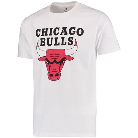 Mens Chicago Bulls White Primary Logo T Shirt Nba Store