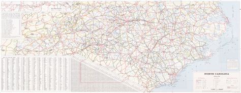 Road Map Of North Carolina Highways