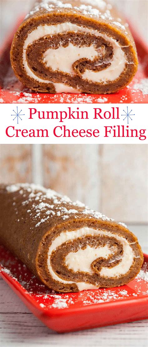 Dazzle family and friends with libby's® pumpkin roll; Pumpkin Roll With Cream Cheese Filling - Easy Recipe for ...