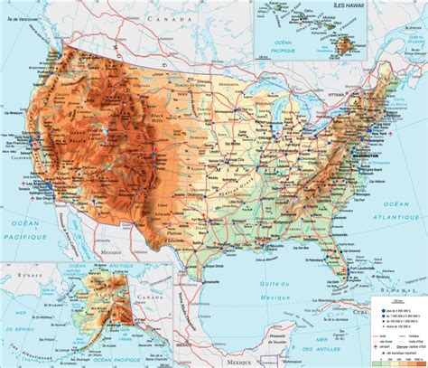 Carte Usa Géographie Des états Arts Et Voyages