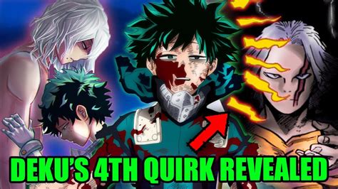 Deku New Quirk Appears The 4th Power Of One For All Explained My