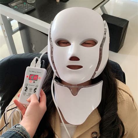 Pro Korea 7 Color Led Photon Light Therapy Machine Led Face Facial
