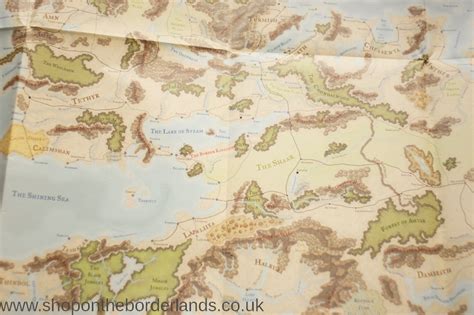 Map Of Faerun Forgotten Realms Poster Map The Shop On The Borderlands